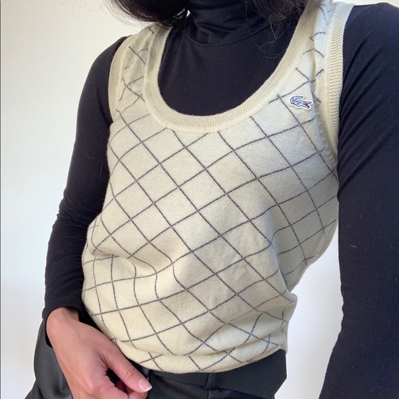 *SOLD* lacoste / 90s vintage vest - Picture 7 of 7